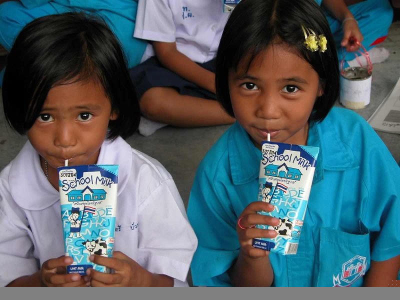 Chương trình Sữa học đường tại Nhật Bản và Thái Lan