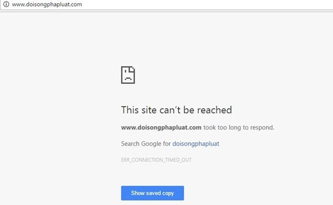 Hai trang báo chính của Hội Luật gia Việt Nam bị tấn công