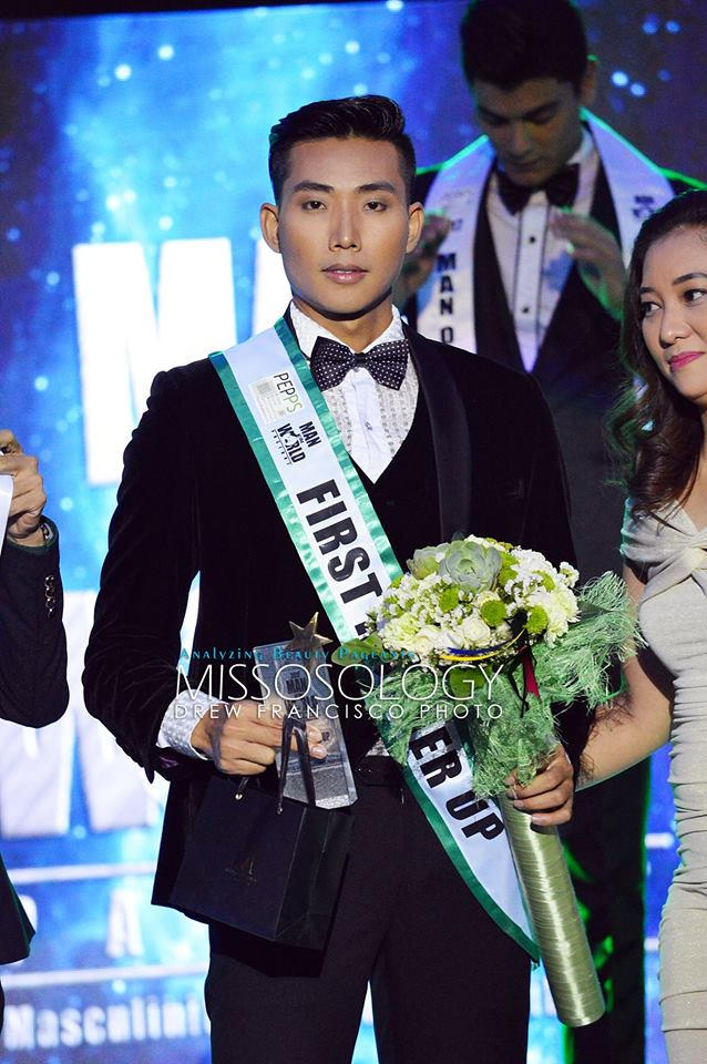 Siêu mẫu Hữu Long – Á vương 1 cuộc thi Man of The World 2017.
