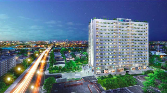 Dự án Green Field 686 (quận Bình Thạnh), đang được Công ty Cổ phần Xây lắp thương mại 2 (ACSC) cầm cố tài sản đất cho ngân hàng