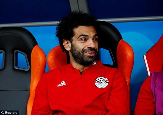 Đội tuyển Ai Cập không có được sự phục vụ của Salah ở trận đấu này.