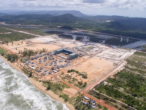 Xử lý tổ chức, cá nhân vi phạm quản lý đất nông nghiệp tại Phú Quốc. (Ảnh: Dân trí)