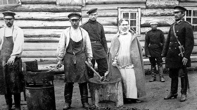 “Sonya Tay Vàng” bị giam ở đảo Sakhalin năm 1888.