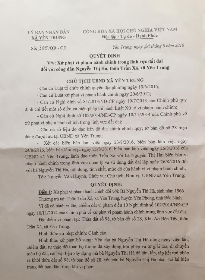 Bắc Ninh: Dân mất đường đi, chính quyền chỉ xử lý trên giấy