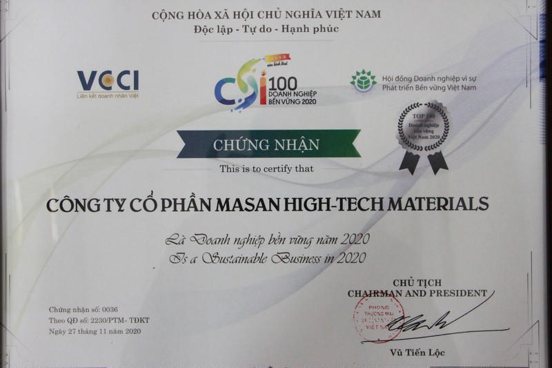 Trong 5 năm gần đây, Masan Núi Pháo đóng góp 5.700 tỷ đồng vào ngân sách nhà nước và 1 triệu USD mỗi năm vào các chương trình an sinh xã hội trên địa bàn tỉnh Thái Nguyên