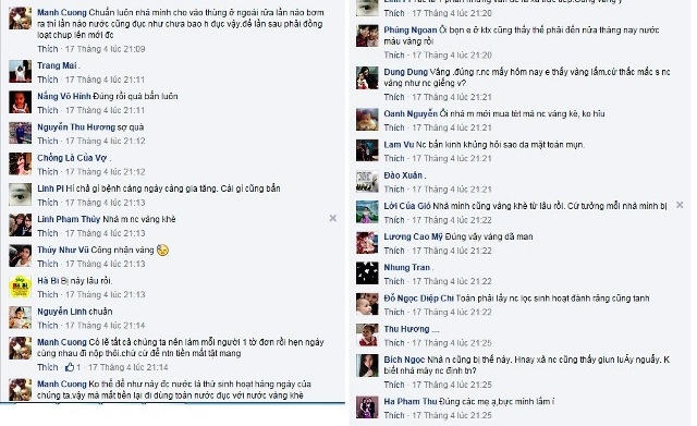 Nhiều người tỏ ra bức xúc vì bỏ tiền mua nước sạch để dùng nhưng phải dùng "nước bẩn".