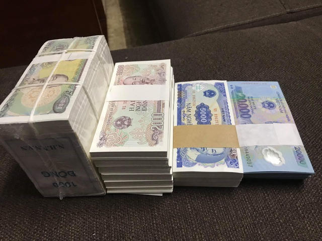 Tiền lẻ loại 1 nghìn đồng nếu đổi số lượng lớn sẽ rất nhiều