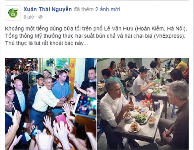 Facebooker Xuân Thái Nguyễn.