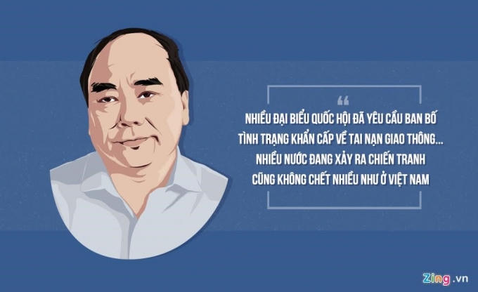 Phó thủ tướng phát biểu tối 16/11/2014 trong phiên họp với Ủy ban An toàn Giao thông quốc gia.