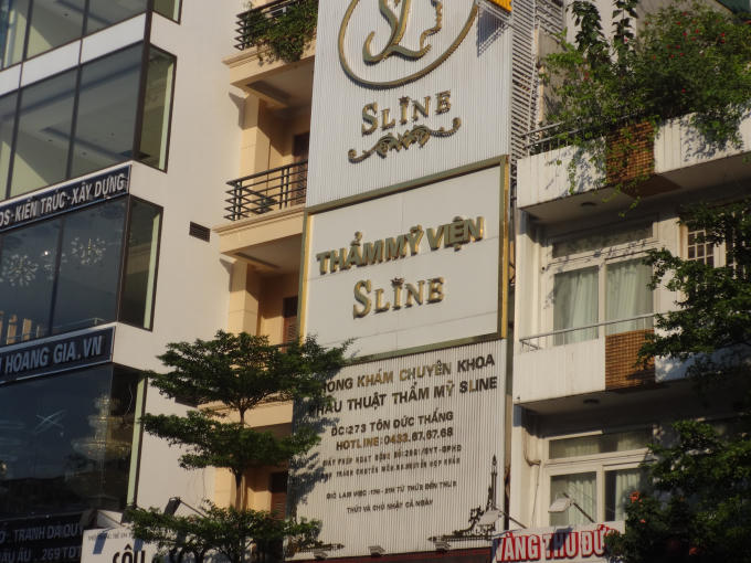 Thẩm mỹ viện Sline quảng cáo dịch vụ quá phạm vi chuyên môn cho phép.