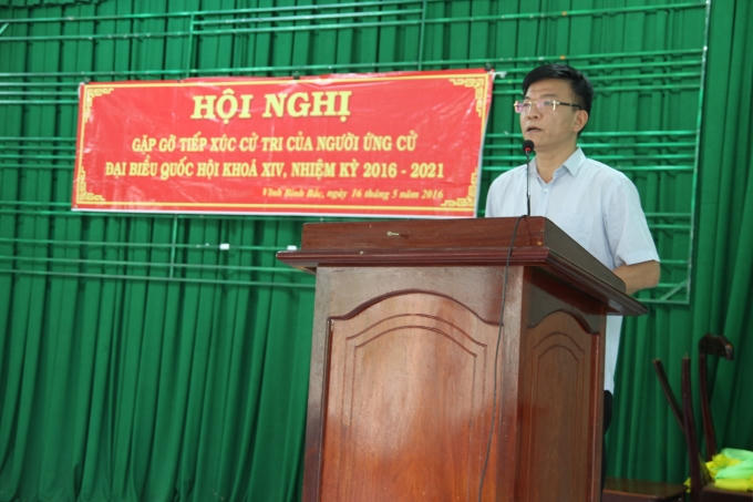 Bộ trưởng phát biểu tại cuộc gặp gỡ, tiếp xúc.