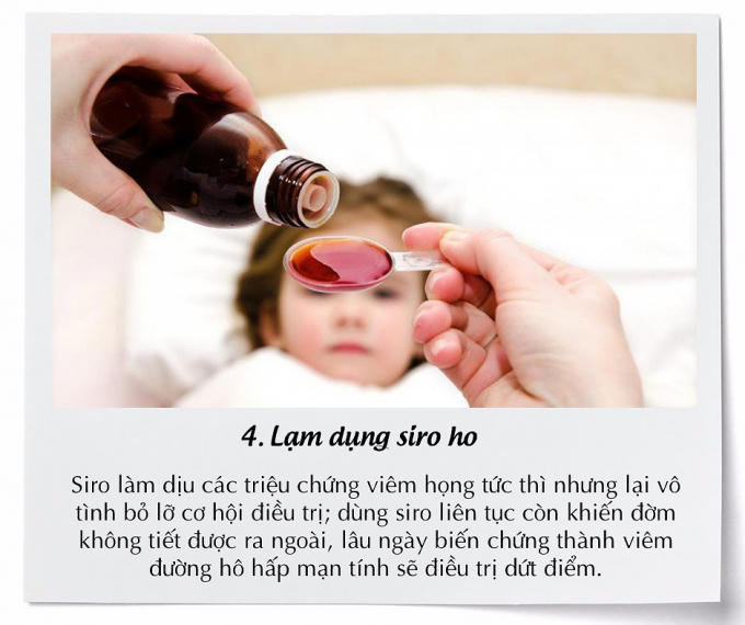 Những sai lầm của cha mẹ khi trị ho cho trẻ