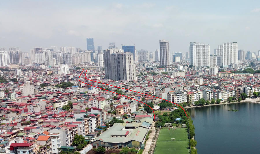 Ba đường sẽ mở theo qui hoạch ở phường Khương Trung, Thanh Xuân, Hà Nội - Ảnh 4.