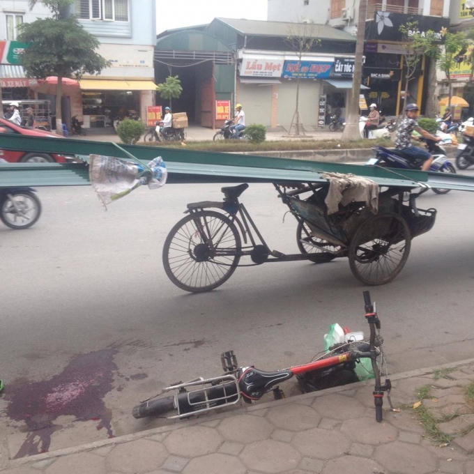 Hiện trường xảy ra vụ việc.