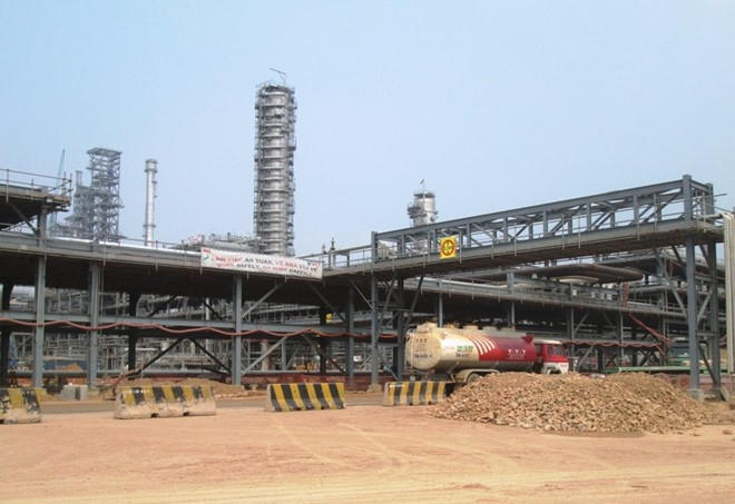 Nhà máy lọc hóa dầu Nghi Sơn (Tĩnh Gia, Thanh Hóa). Ảnh: N.D