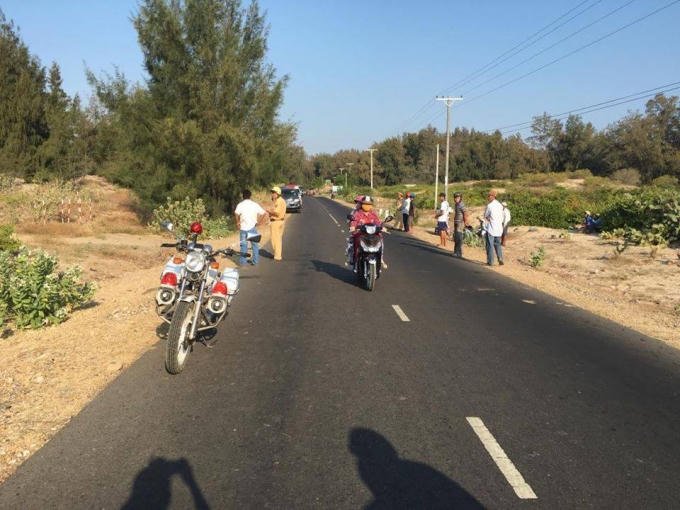 Khu vực nơi cháu bé bị sát hại.