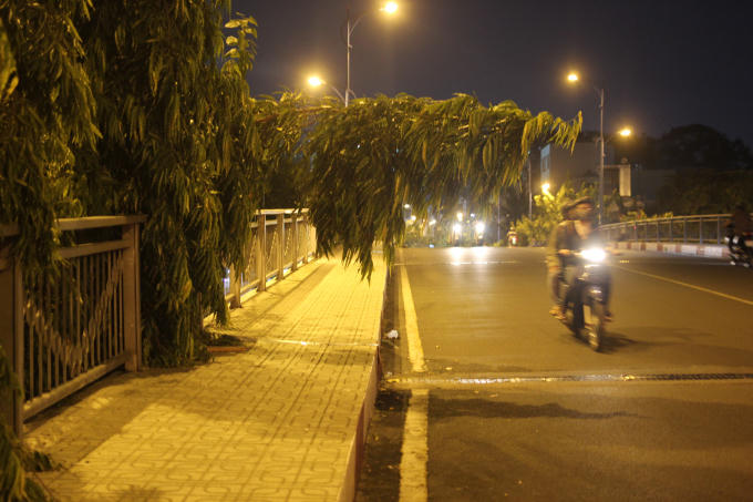 Vị trí nơi nạn nhân tử vong.