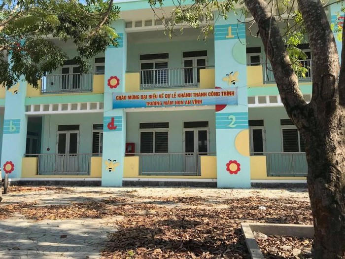 Trường Mầm non An Vĩnh được khánh thành từ tháng 9/2018 rồi đóng cửa suốt từ đó đến nay.