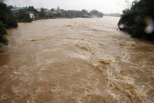 Trong 12h tới, mực nước trên các sông ở Quảng Ngãi xuống chậm, các sông ở Bình Định tiếp tục xuống. Ảnh: minh họa