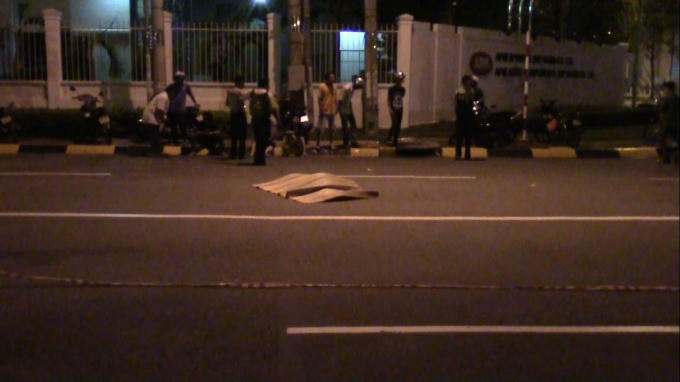 Thi thể nạn nhân.