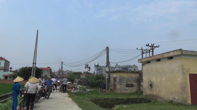 Trạm bơm nước và trạm biến áp của thôn Đông Hương.