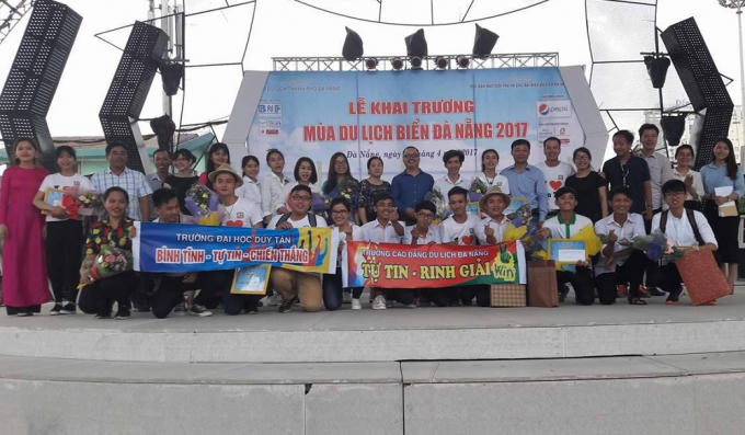 Các thi sinh đam mê trở thành MC có cơ hội để thử sức mình tại cuộc thi "Thuyết minh viên Sơn Trà"