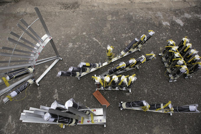 Những quả pháo tầm thấp sẽ được đặt phía giáp sông Hàn, còn pháo tầm cao nằm lùi dần vào phía trong.