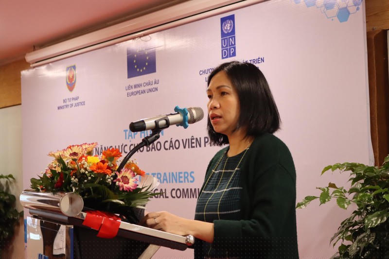 Theo bà Đào Thị Thu An, hơn 10 năm qua, Chính phủ Việt Nam đã dành nguồn lực đáng kể để đẩy mạnh công tác PBGDPL cho người dân.