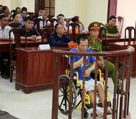 Bị cáo Nguyễn Gia Hải tại phiên tòa xét xử.