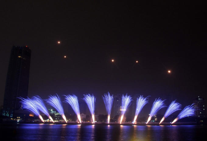 Pháo hoa đêm Kim - Đội Anh.