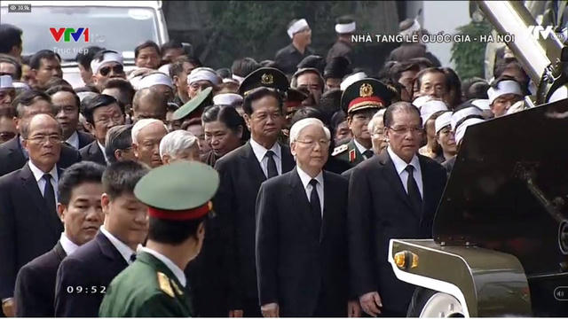 Lễ an t&aacute;ng nguy&ecirc;n Tổng B&iacute; thư Đỗ Mười