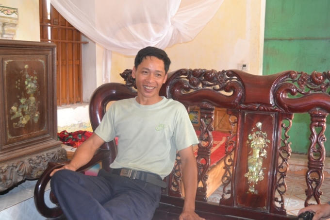 Ông Đoan nói về chuyện lấy vợ của Thưởng.(Ảnh Đ.H)