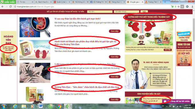 Cục An toàn Thực Phẩm chỉ đạo kiểm tra, xử lí vụ