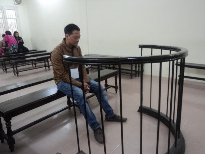 Bị cáo Nguyễn Mạnh Cường.