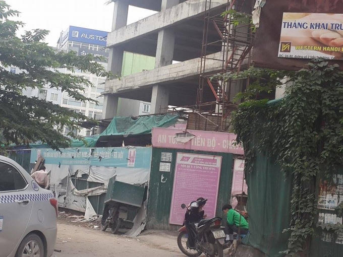 Đến nay vẫn chưa có dấu hiệu thi công trở lại.