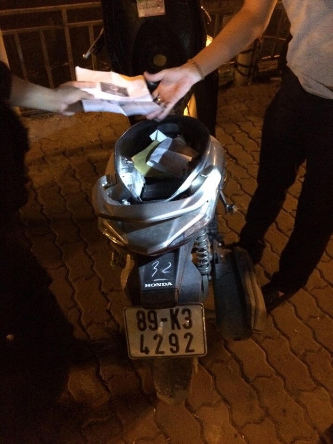 chiếc xe Honda Airblade BKS 89K3-4292 là tang vật của 1 vụ trộm cắp.