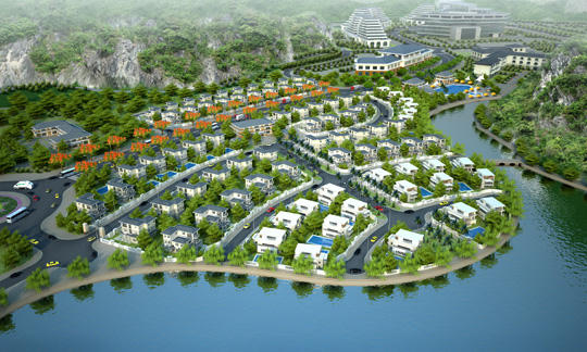 Phối cảnh tại dự án Cát Bà Amatina (Ảnh: Vinaconex)