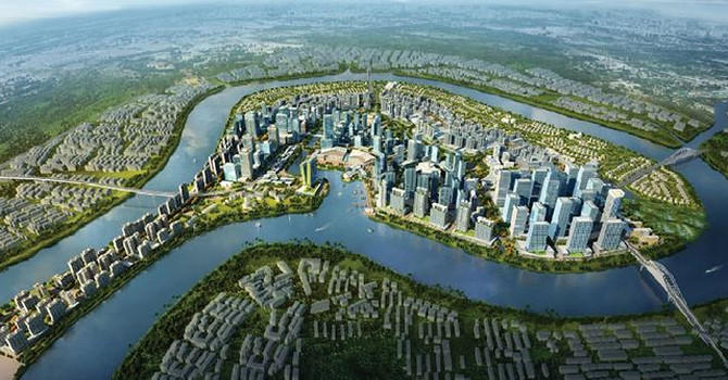 Phối cảnh dự án Khu đô thị Bình Quới – Thanh Đa.
