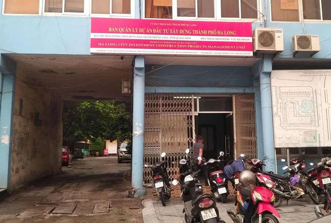 Trụ sở Ban QLDA TP Hạ Long nơi xảy ra nhiều vấn đề tiêu cực. Ảnh: M.Đ.