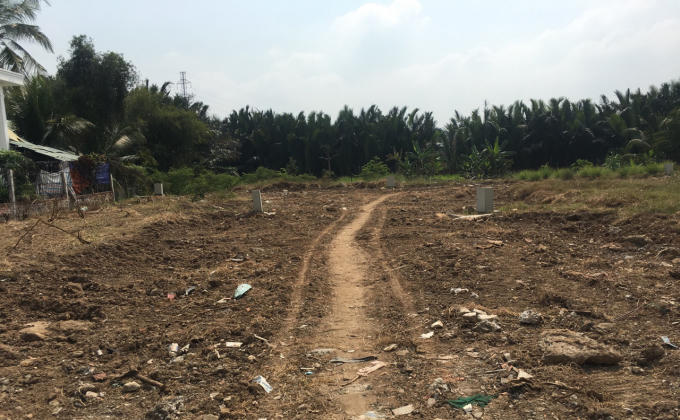 Sau khi báo chí phản ánh, UBND quận 9 đã cưỡng chế đập bỏ công trình hạ tầng không phép trên khu đất