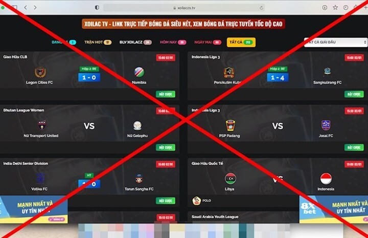 Hệ thống “Xôi Lạc TV” hoạt động dưới dạng website phát trực tuyến, phát tán và tiếp sóng trái phép nhiều nội dung thuộc quyền khai thác hợp pháp của các đơn vị sở hữu bản quyền.