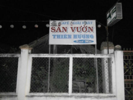 Quán cà phê nơi xảy ra vụ việc.