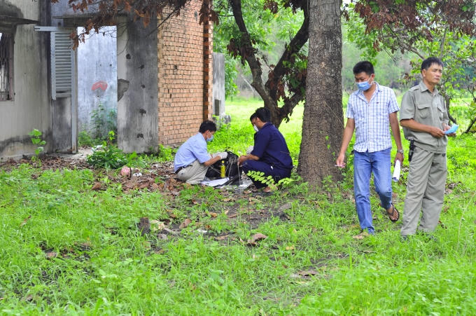 Hiện trường vụ việc.