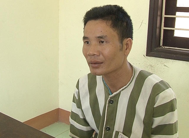 Đối tượng Thạnh tại cơ quan C&ocirc;ng an.