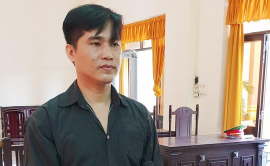 Bị cáo Lê Minh Kết trong phiên xét xử.