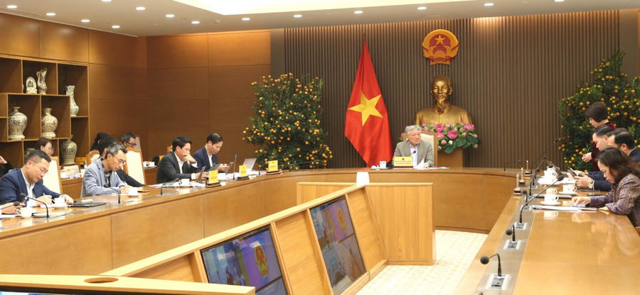Phó Thủ tướng Thường trực Chính phủ Nguyễn Hòa Bình yêu cầu lập Tổ công tác xây dựng, thực hiện Đề án về nội dung này với các yêu cầu cụ thể về lộ trình triển khai thực hiện - Ảnh: VGP/Nguyễn Hoàng.