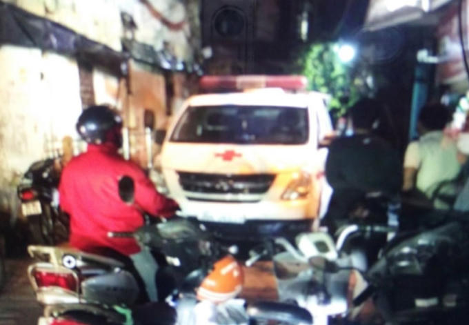 Hiện trường vụ án mạng.