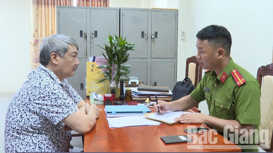 Đối tượng Dương Văn Bắc (trái), xã Thanh Lâm (Lục Nam) bị bắt sau 7 năm trốn truy nã.