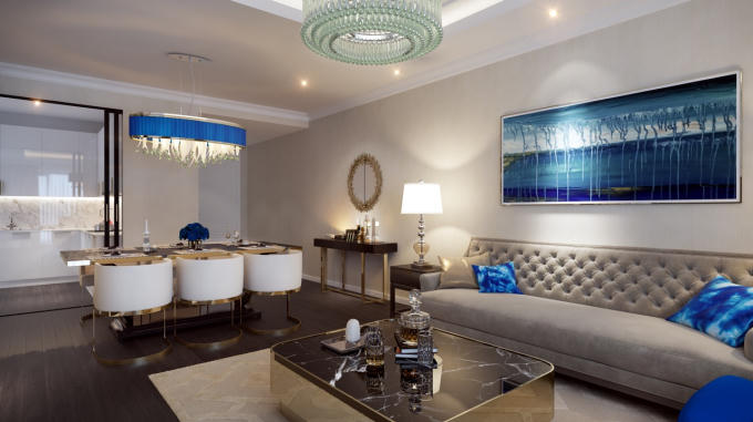 Nội thất Gold Tower căn hộ cao cấp đến từ các thương hiệu nổi tiếng thế giới