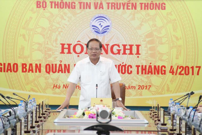 Bộ trưởng TT&TT Trương Minh Tuấn.